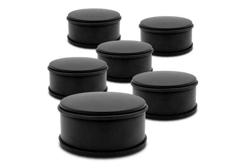 Spetebo Türstopper Edelstahl Türstopper - 6er Set (Set, 6 St., Türpuffer), Türpuffer aus Metall mit rutschfester Unterseite von Spetebo