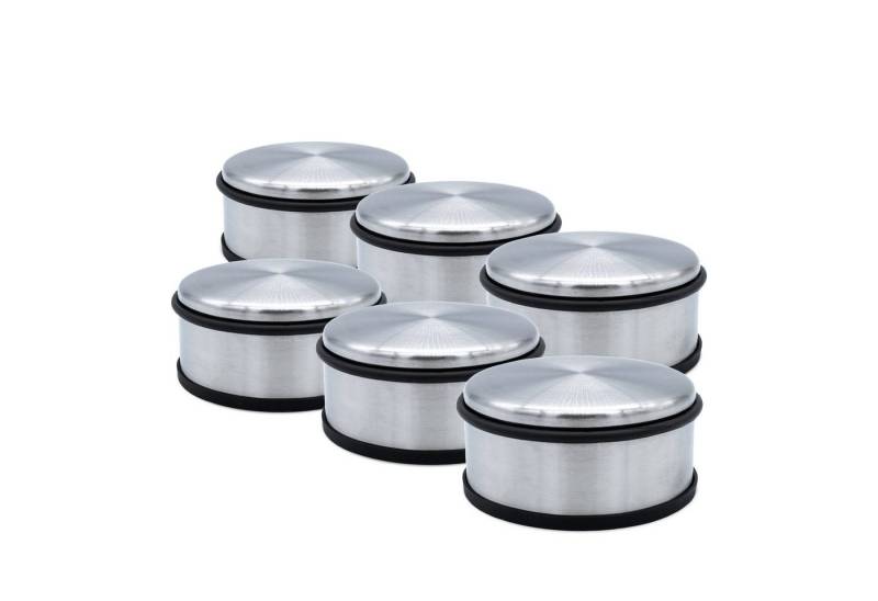 Spetebo Türstopper Edelstahl Türstopper - 6er Set (Set, 6 St., Türpuffer), Türpuffer aus Metall von Spetebo