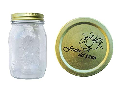 Spetebo Vorratsglas mit Schraubverschluss frutta del Prato - 12 Stück à 550 ml - Einmachglas Marmeladenglas Spetebo Vorratsglas mit Schraubverschluss frutta del Prato - 12 Stück à 550 ml - Einmachglas Marmeladenglas von Spetebo