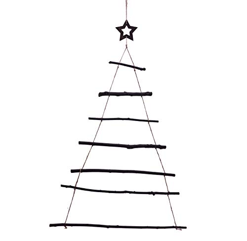 Spetebo Wand Deko Holzbaum für Zierschmuck - 120x80 cm - Holz Weihnachtsdeko Hängedeko zum individuellen Dekorieren Spetebo Wand Deko Holzbaum für Zierschmuck - 120x80 cm - Holz Weihnachtsdeko Hängedeko zum individuellen Dekorieren von Spetebo