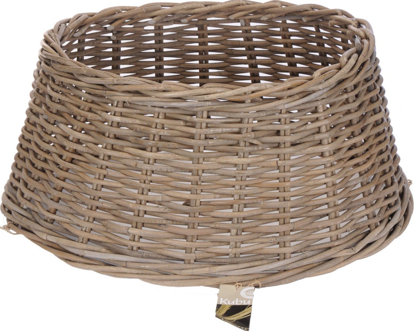 Spetebo Weihnachtsbaumdecke Rattan Weihnachtsbaumrock aus Weide 60 cm - natur (1-tlg), Abdeckung für den Christbaum Ständer von Spetebo