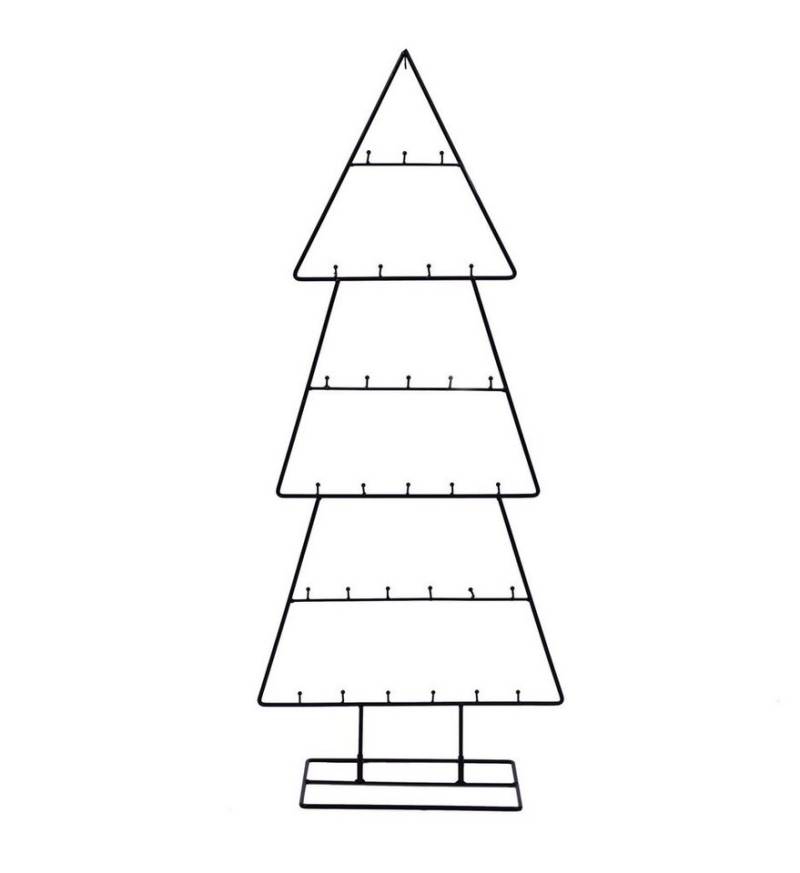 Spetebo Weihnachtskugelständer Design Metall Tanne - 100 cm - Deko Aufsteller, mit 29 Haken um Weihnachtskugeln oder sonstigen Zierschmuck Spetebo Weihnachtskugelständer Design Metall Tanne - 100 cm - Deko Aufsteller, mit 29 Haken um Weihnachtskugeln oder sonstigen Zierschmuck von Spetebo