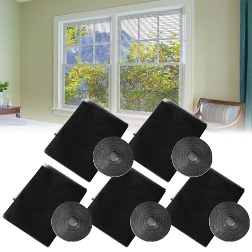 5PCS Fliegengitter Fenster 130x150cm Fliegengitter Zuschneidbar, Schwarz Insektenschutz Fenster Selbstklebend Fenster Mückengitter für Balkontür Wohnzimmer Dachfenster Bodentiefe Fenster 5PCS Fliegengitter Fenster 130x150cm Fliegengitter Zuschneidbar, Schwarz Insektenschutz Fenster Selbstklebend Fenster Mückengitter für Balkontür Wohnzimmer Dachfenster Bodentiefe Fenster von Spetsbst