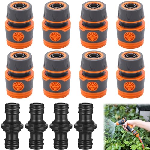 Schlauch Kupplungs Satz, 12 Stück13mm Doppelstecker Gartenschlauch Verlängerung Kupplung, Schlauchanschluss 1/2 Zoll für Familie Garten Schlauch Kupplungs Satz, 12 Stück13mm Doppelstecker Gartenschlauch Verlängerung Kupplung, Schlauchanschluss 1/2 Zoll für Familie Garten von Spetsbst