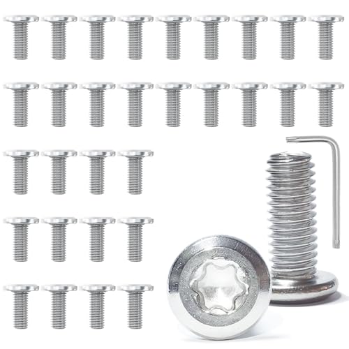 Spetsbst 30 Stück Edelstahl Flachkopfschrauben M5x12 mm Torx Schrauben mit Schraubenschlüssel Innensechskant Flachkopfschrauben für Mechanischen Geräten Elektronischen Geräten Spetsbst 30 Stück Edelstahl Flachkopfschrauben M5x12 mm Torx Schrauben mit Schraubenschlüssel Innensechskant Flachkopfschrauben für Mechanischen Geräten Elektronischen Geräten von Spetsbst