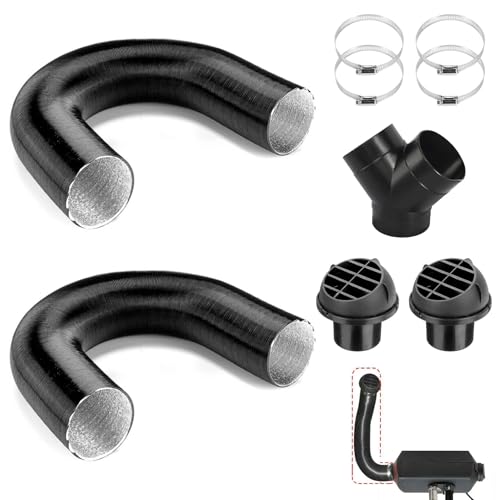Spetsbst Diesel Standheizung Zubehör 75mm Y-Rohr-Set Auto-Heizungsschlauch Heizung Rohr Warmluftauslass Entlüftungsschlauch Clips Set Standheizung Zubehör Luftauslassset Spetsbst Diesel Standheizung Zubehör 75mm Y-Rohr-Set Auto-Heizungsschlauch Heizung Rohr Warmluftauslass Entlüftungsschlauch Clips Set Standheizung Zubehör Luftauslassset von Spetsbst
