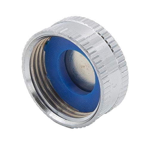 SpiceFlow Endkappe gerändelt 3/4" IG Chrom/Messing von SpiceFlow