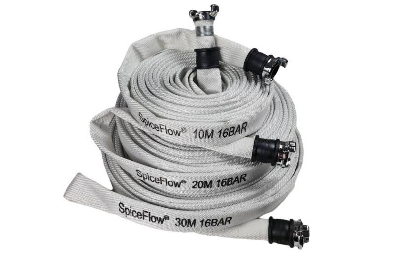 SpiceFlow Gartenschlauch Bauschlauch Geka-kompatibel 10 Meter, Geka Kompatible von SpiceFlow