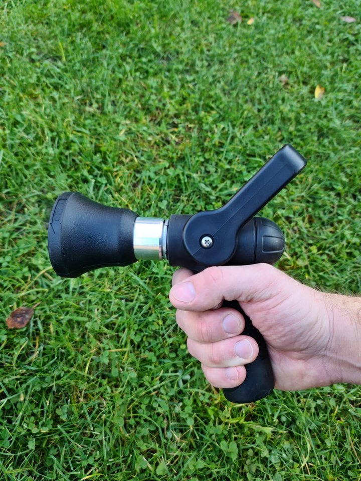 SpiceFlow Multifunktionsbrause SpeedFlow-25, Hohlstrahlrohr, 1/2 Zoll, Gardena kompatibel, 1/2 Zoll Gardena-Anschluss Multifunktional und stufenlos einstellbar von SpiceFlow