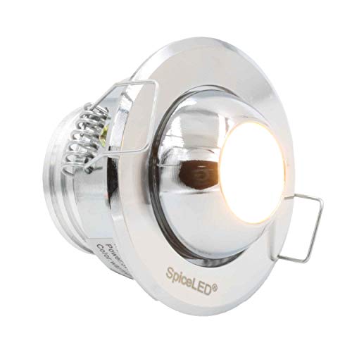 SpiceLED Einbau-LED-Strahler | Mini-DownLED | 3W warmweiß 230V | High-Power LED Deckenstrahler dimmbar von SpiceLED