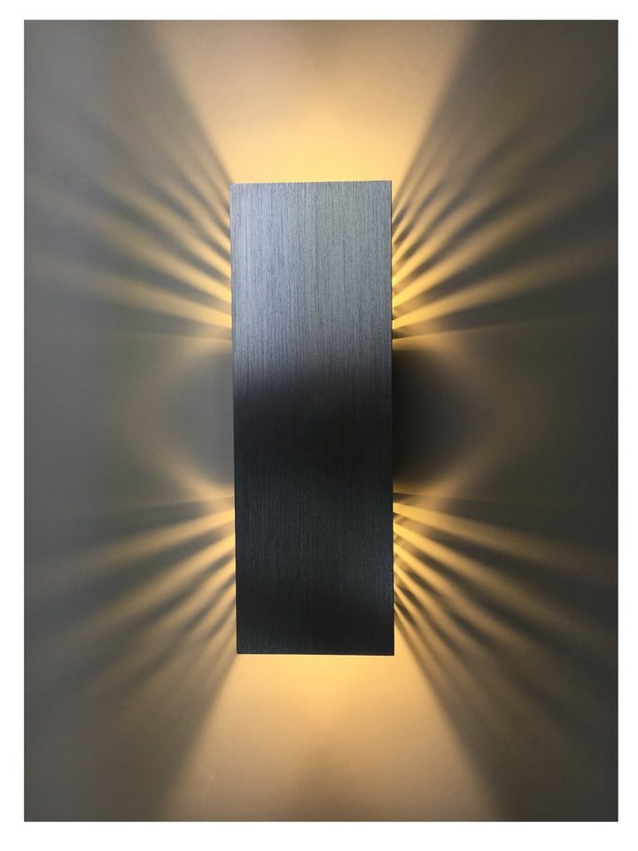 SpiceLED LED Wandleuchte ShineLED, Warmweiß (2700 K), LED fest integriert, Warmweiß, 30 Watt, Lichtfarbe warmweiß, dimmbar, indirekte Beleuchtung mit Schatteneffekt, Up & Down Licht von SpiceLED