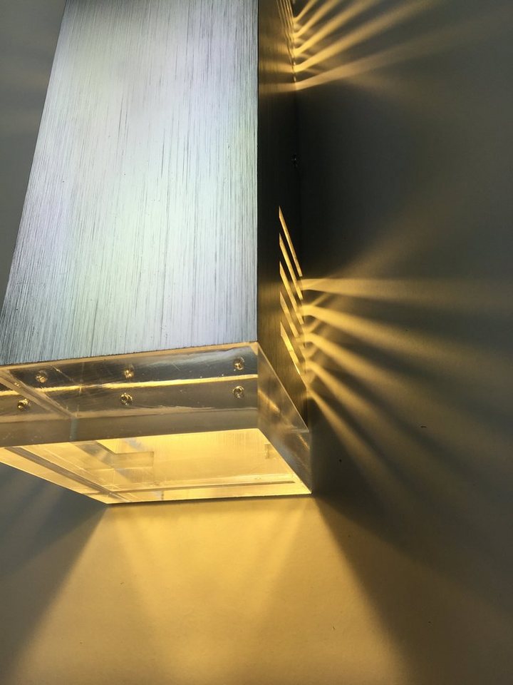SpiceLED Lampenschirm ShineLED-Gläser-Update, 2x Acrylgläser, klar, passend zu allen 14 Watt SpiceLED-Wandleuchten von SpiceLED