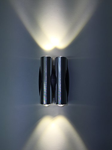 SpiceLED Wandleuchte | Double-M-LED| 4x3W weiß | LED Wandlampe von SpiceLED