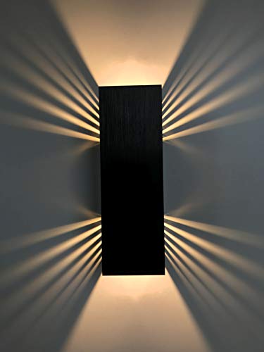 SpiceLED Wandleuchte | ShineLED-30 Black Edition | 2x15W warmweiß | Schatteneffekt | High-Power LED Wandlampe | Dimmbar von SpiceLED
