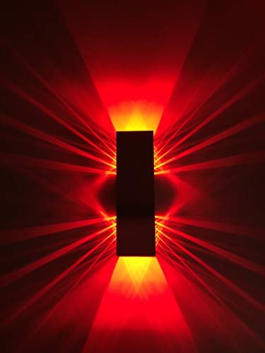Wandlampe rot LED 6W Design Modern Innen Schlafzimmer Wohnzimmer | ShineLED-6 SpiceLED von SpiceLED