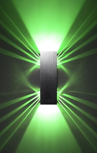 SpiceLED Wandleuchte | ShineLED-6 | 2x3W grün | Schateneffekt | High-Power LED Wandlampe von SpiceLED