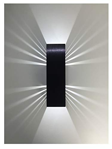 SpiceLED Wandleuchte | ShineLED-6 Black Edition | 2x3W weiß | Schatteneffekt | High-Power LED Wandlampe von SpiceLED