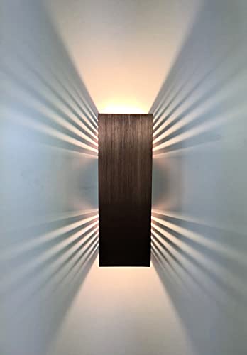 SpiceLED Wandleuchte ShineLED Kupfer Edition - Indirekte Beleuchtung mit Schatteneffekt - dimmbare Up & Down Wandlampe - 4200 Kelvin - 30W - Lichtfarbe Weiß von SpiceLED