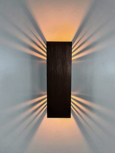 SpiceLED Wandleuchte ShineLED Kupfer Edition mit Schalter - Indirekte Beleuchtung mit Schatteneffekt - dimmbare Up & Down Wandlampe - 14W - Lichtfarbe Warmweiß von SpiceLED