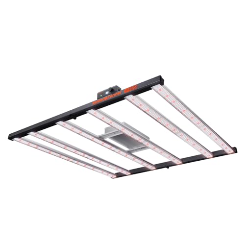 Spider Farmer SE5000 LED Grow Lampe Samsung 301H EVO Dioden 120X120CM Abdeckung 480W LED Pflanzenlampe Vollspektrum Grow Light Dimmbare Daisy Chain Wachstumslampe für Gemüse Blume 2,9 umol/J von Spider Farmer