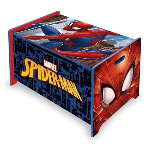 Spider-Man Deluxe Spielzeugkiste & Bank aus Holz von Nixy Kinder, Spiderman, Einheitsgröße von ARDITEX