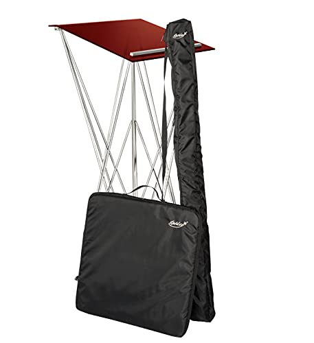 Spider Pult – Stehpult klappbar in rot mit Transporttaschen | Acryl Pultplatte 49 x 49 cm | 105 cm Stehhöhe | leichtes, faltbares Rednerpult – Schreibpult aus stabilem Aluminium und Acryl Spider Pult – Stehpult klappbar in rot mit Transporttaschen | Acryl Pultplatte 49 x 49 cm | 105 cm Stehhöhe | leichtes, faltbares Rednerpult – Schreibpult aus stabilem Aluminium und Acryl von Spider