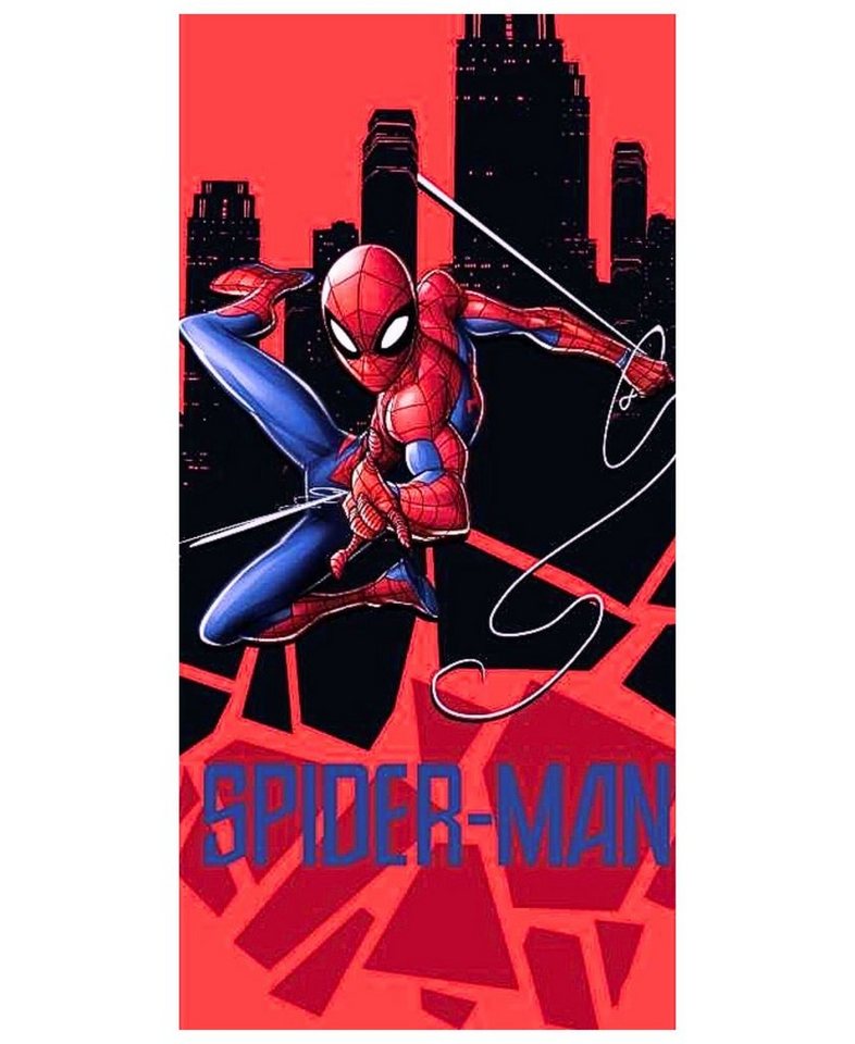 Spiderman Badetuch Marvel, Baumwolle, Kinder Strandtuch 70 x 140 cm von Spiderman