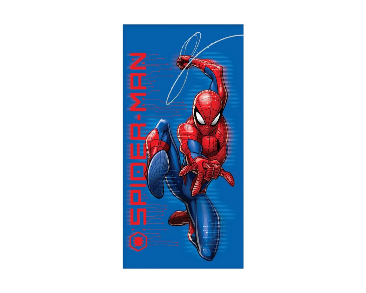 Spiderman Badetücher Spiderman Badetuch 70x140cm – Jump Strandtuch Design, 100% Polyester (1-St) von Spiderman