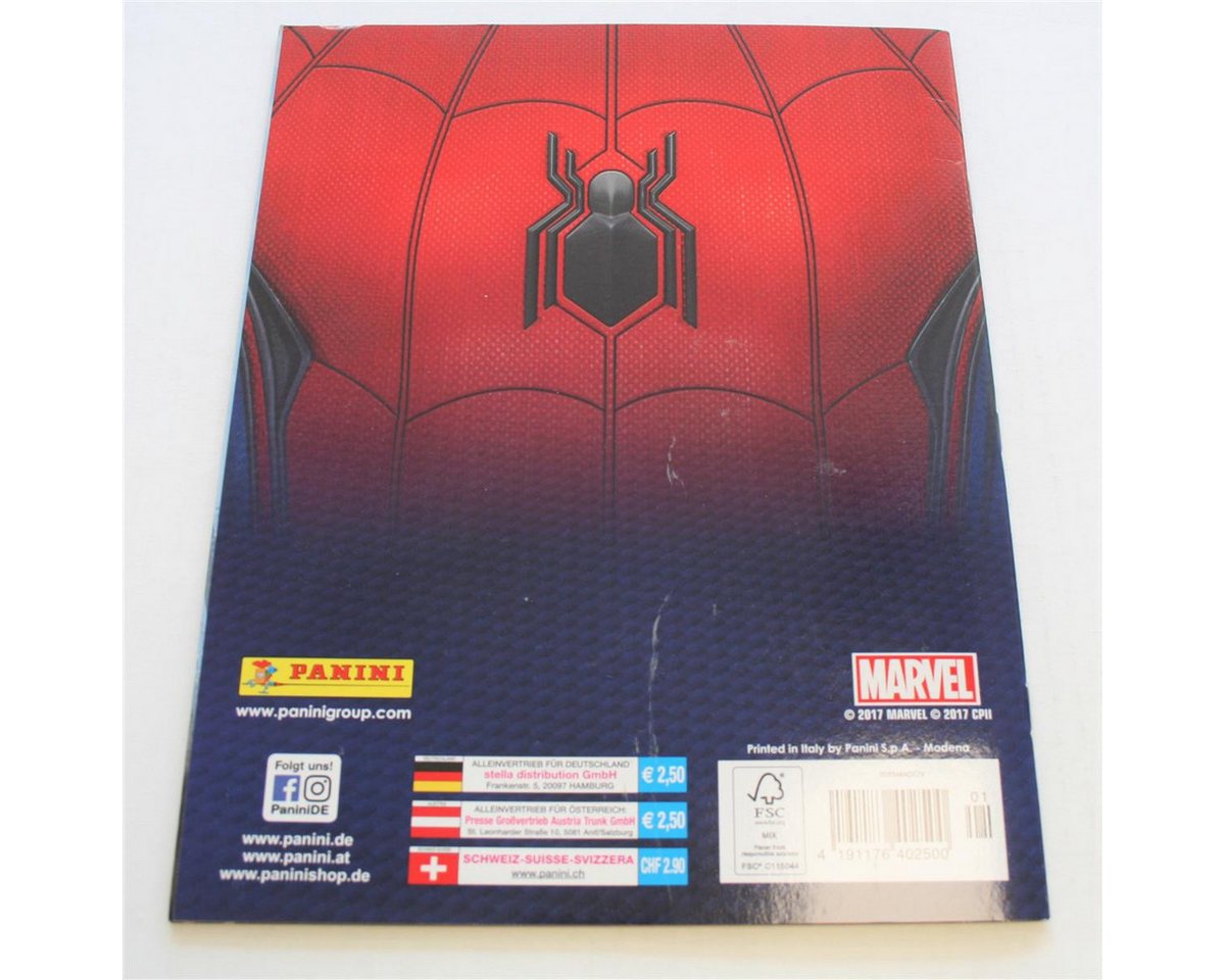 Spiderman Bücher-Adventskalender Panini - Spider-Man Homecoming - Sammelsticker - 1 Album von Spiderman