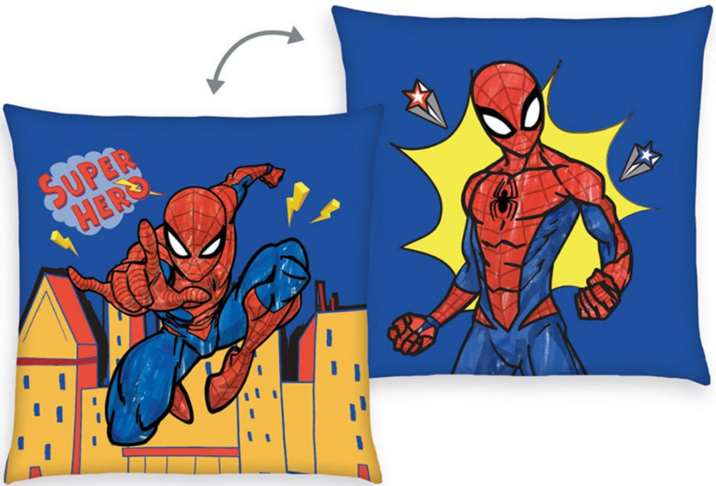 Spiderman Dekokissen Spider-Man, hochfarbig bedruckt von Spiderman