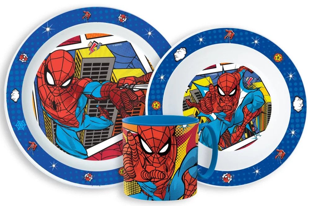 Spiderman Kindergeschirr-Set Spiderman Geschirr Junge Frühstück Kleinkind Besteck Set Kindergarten Spiderman Kindergeschirr-Set Spiderman Geschirr Junge Frühstück Kleinkind Besteck Set Kindergarten von Spiderman