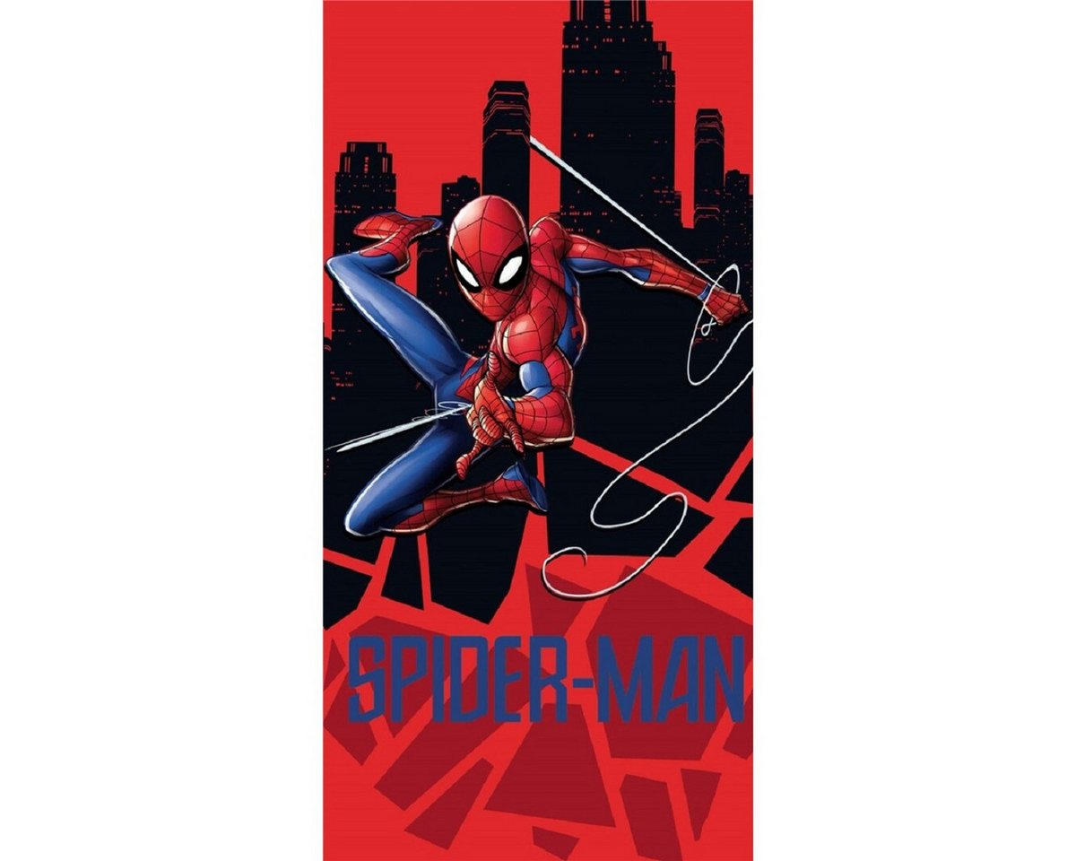 Spiderman Strandtuch Badetuch 140x70 cm Hochwertiges & langlebiges Strandtuch von Spiderman