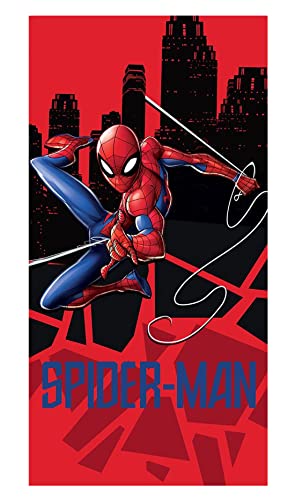 The Amazing Spiderman Jump Strand- und Badetücher, 140 cm x 70 cm, Strandparty-Handtücher von Hasbro