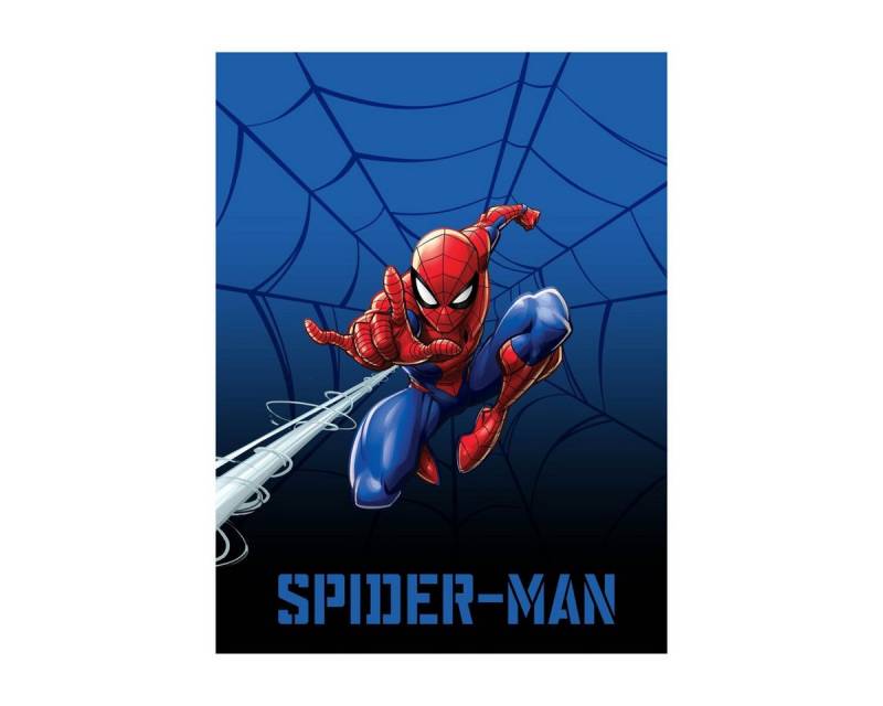 Wohndecke Spiderman Decke 150x200cm – Kuscheldecke Nightweaver Fleece, Spiderman, Geschenkidee für Mädchen und Jungen von Spiderman