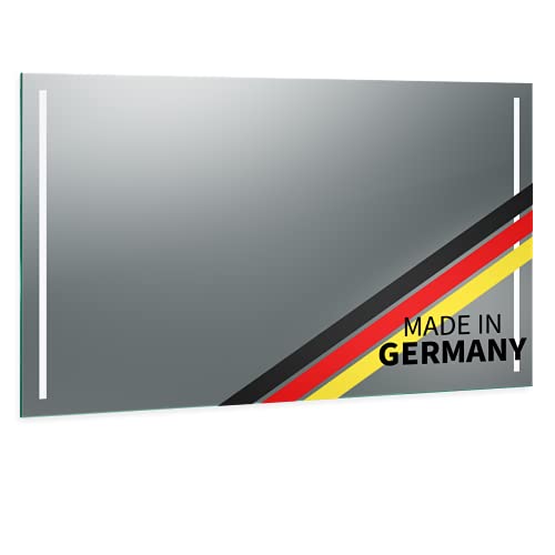 Spiegel ID Modena: LED Badspiegel mit Beleuchtung 160x80cm (Breite x Höhe) - nach Wunsch anpassen - Made in Germany - Beleuchtung: Links rechts - Lichtfarbe: neutralweiß von Spiegel ID dein.Spiegel.online