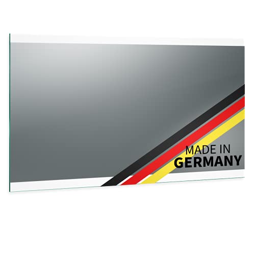 Spiegel ID Noemi: LED Badspiegel mit Beleuchtung 70x80cm (Breite x Höhe) - nach Wunsch anpassen - Made in Germany - Beleuchtung: Oben unten - Lichtfarbe: warmweiß von Spiegel ID dein.Spiegel.online