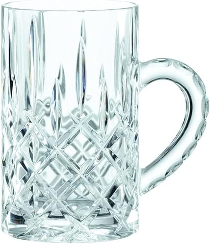 Nachtmann 2er Set Noblesse Mini (Bier-) Krug Set 0098855-0 + Gratis 4er Set EKM Living Trinkhalme von Spiegelau & Nachtmann x EKM Living