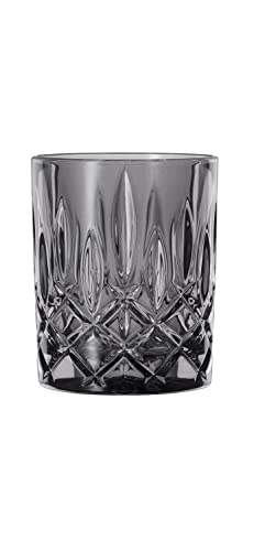 Spiegelau & Nachtmann, 2-teiliges Whiskybecher Set, Schwarze Whiskygläser, Kristallglas, 295 ml, Smoke, Noblesse Vintage, 104245 von Nachtmann
