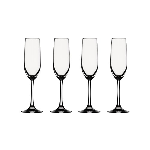 Spiegelau Vino Grande Sektkelch, 4er Set, Proseccokelch, Champagnerkelch, Sektglas, Proseccoglas, Champagnerglas, Kristallglas, 178 ml, 4510275 von Spiegelau