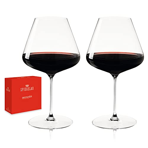 Spiegelau & Nachtmann, 2-teiliges Burgunderglas Set, Kristallglas, 960 ml, Definition, 1350160 von Spiegelau