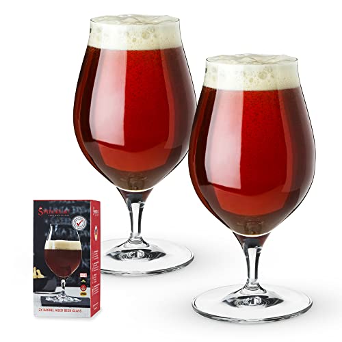 Spiegelau 2-teiliges Kraftbier-Glas-Set, Barrel Aged Beer, Bierglas, Kristallglas, 0,5 L, Craft Beer Glasses, 4992660 von Spiegelau