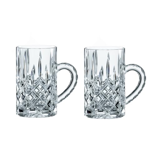 Nachtmann Teegläser mit Henkel, 2-teiliges Set, 256 ml, Noblesse, 103767, Teetassen aus Kristallglas, Glasbecher für heiße Getränke, spülmaschinenfest Nachtmann Teegläser mit Henkel, 2-teiliges Set, 256 ml, Noblesse, 103767, Teetassen aus Kristallglas, Glasbecher für heiße Getränke, spülmaschinenfest von Nachtmann