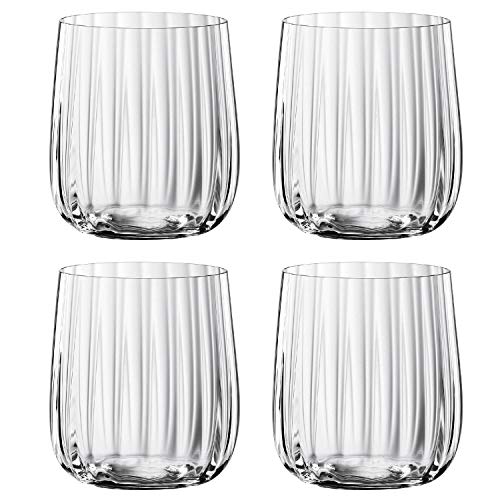 Spiegelau 4-teiliges Becher-Set, Trinkgläser, Kristallglas, 340 ml, LifeStyle, 4450175 von Spiegelau