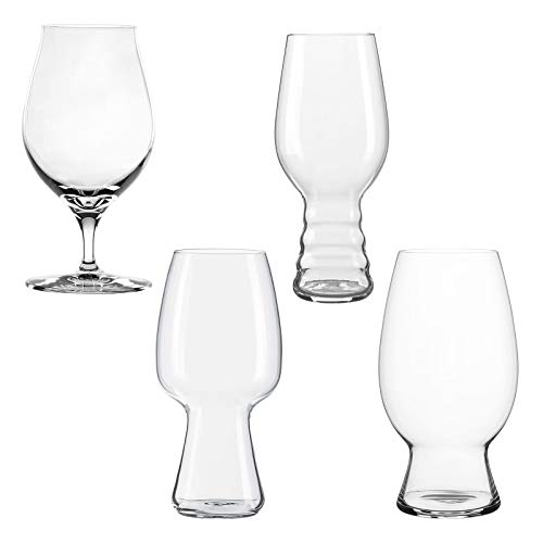 Spiegelau & Nachtmann, 4-teiliges Bier-Verkostungs-Glas-Set, IPA/Stout/Witbier/Barrel Aged Beer, Kristallglas, Craft Beer Glasses, 4991697 von Spiegelau