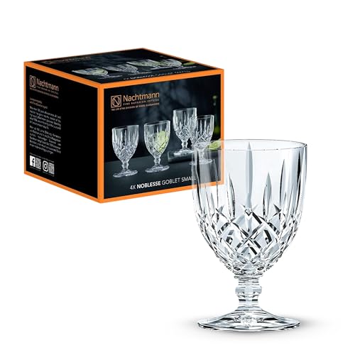 Spiegelau & Nachtmann, 4-teiliges Kelchgläser-Set, Kristallglas, 230 ml, Noblesse, 102086 von Nachtmann