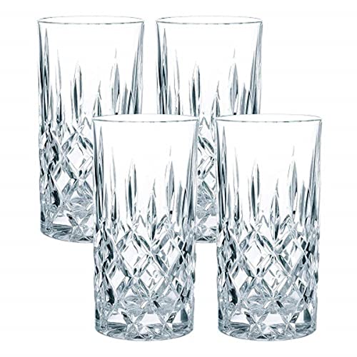 Nachtmann 4-teiliges Longdrinkgläser Set, 395 ml, Noblesse, 89208, Cocktailgläser aus Kristallglas, Trinkgläser spülmaschinenfest Nachtmann 4-teiliges Longdrinkgläser Set, 395 ml, Noblesse, 89208, Cocktailgläser aus Kristallglas, Trinkgläser spülmaschinenfest von Nachtmann