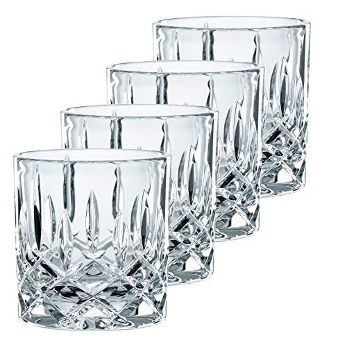 Nachtmann 4-teiliges Whisky Gläser Set, 240 ml, Noblesse, 98857, Single Old Fashioned Whiskygläser aus Kristallglas, Whisky Tumbler spülmaschinenfest Nachtmann 4-teiliges Whisky Gläser Set, 240 ml, Noblesse, 98857, Single Old Fashioned Whiskygläser aus Kristallglas, Whisky Tumbler spülmaschinenfest von Nachtmann