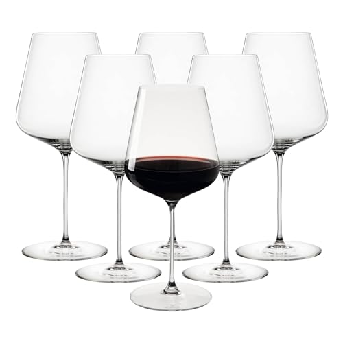 Spiegelau & Nachtmann, 6-teiliges Bordeauxglas-Set, Kristallglas, 750 ml, Definition, 1350135 von Spiegelau & Nachtmann