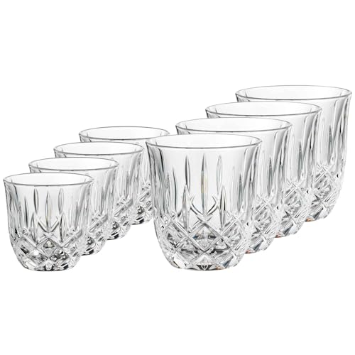 Spiegelau & Nachtmann, 8-teiliges Barista Kaffeegläser-Set, Cappuccinogläser (234 ml) und Espressogläser (90 ml), Kristallglas, Noblesse Barista, 105602 von Spiegelau & Nachtmann