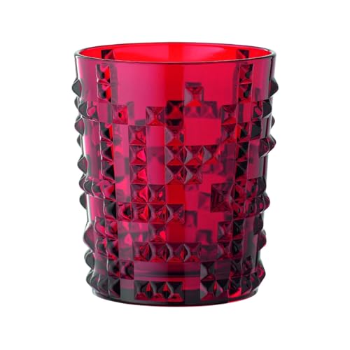 Spiegelau & Nachtmann, Whisky-Becher, 348 ml, Kristallglas, Farbe: Rot, Punk, 100056 von Nachtmann
